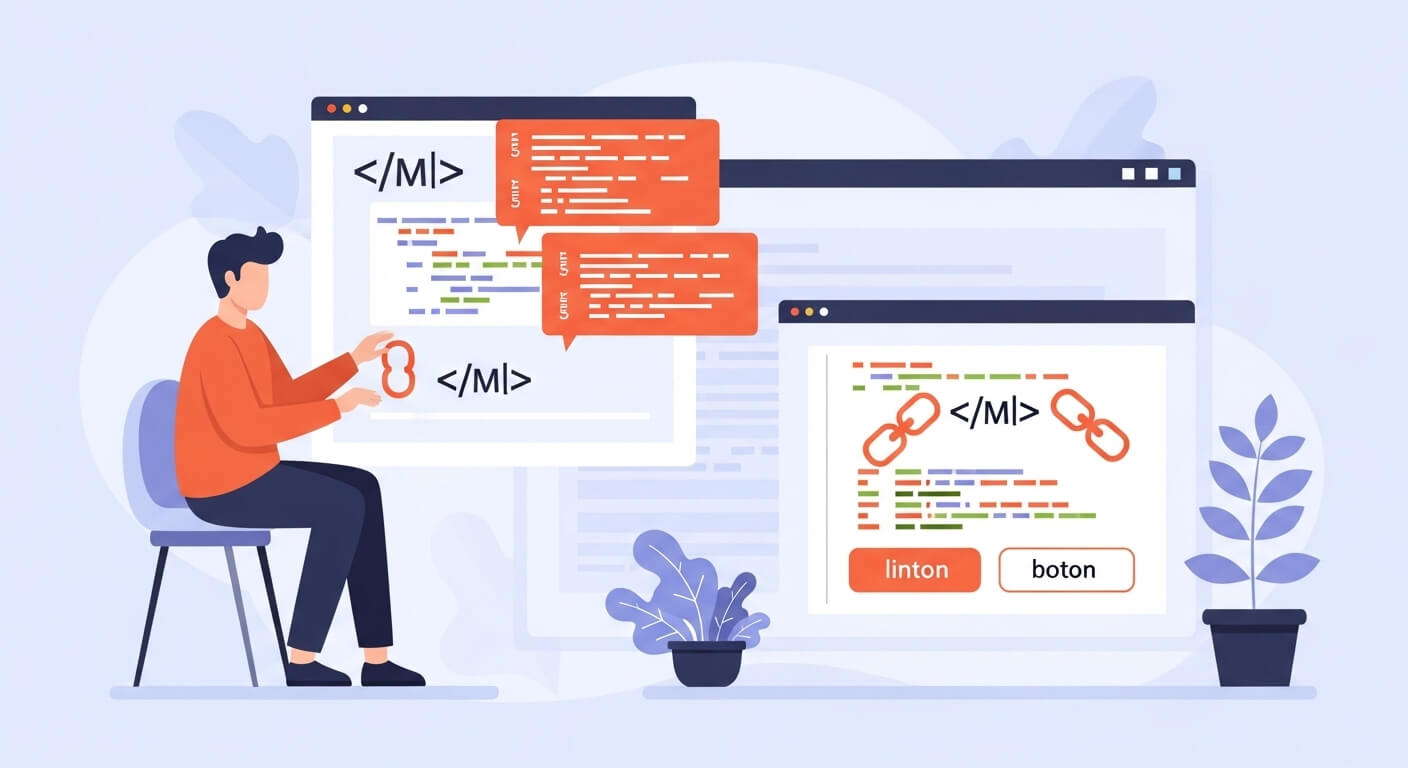 How to Create Links and Buttons in HTML
