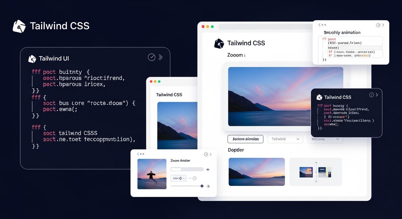 how to zoom in background tailwind