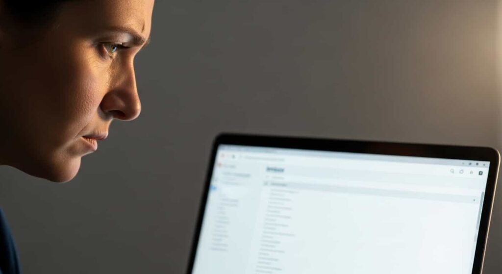 Frustrated client waiting for a proposal response while staring at an empty email inbox